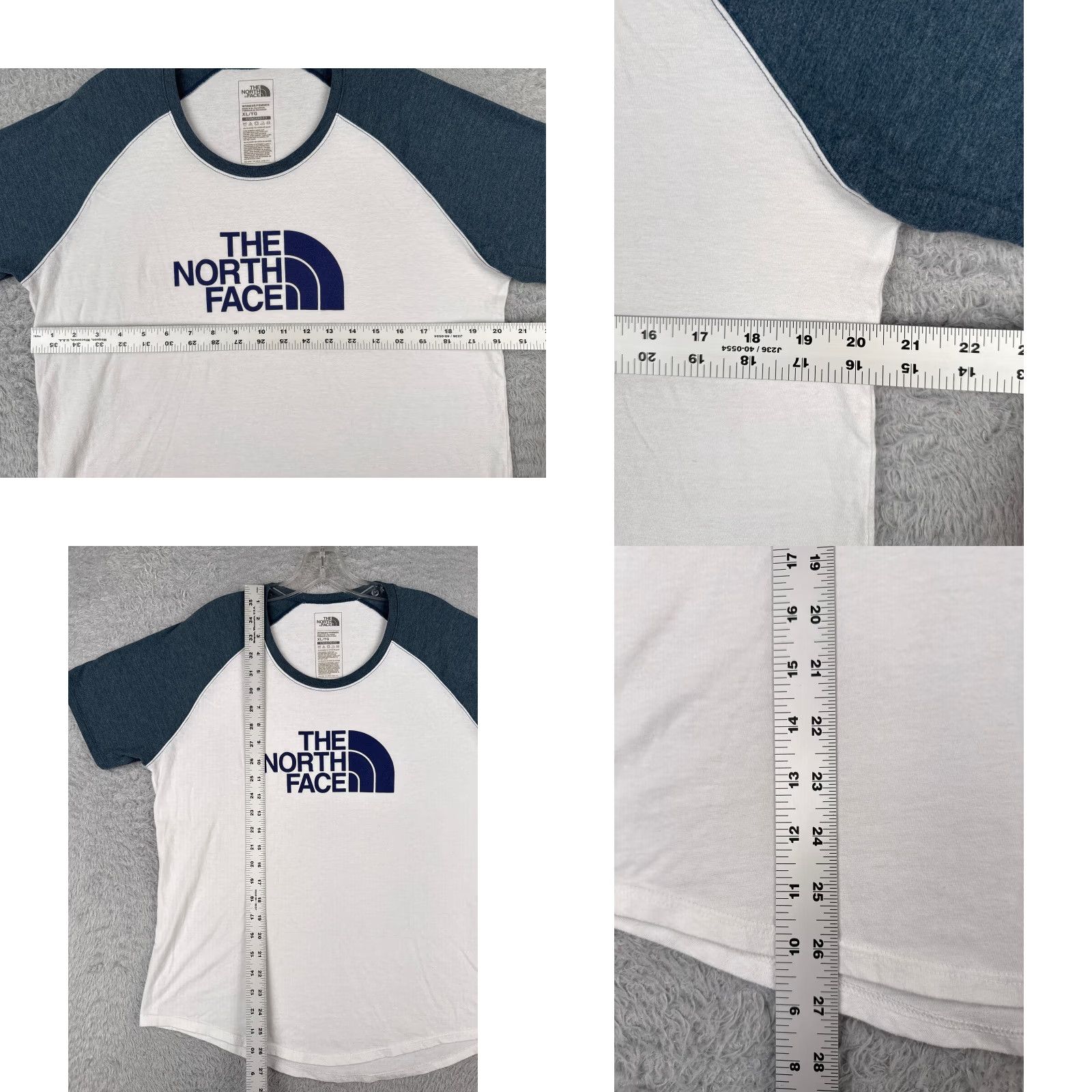 The North Face The North Face Women's T-Shirt XL Blue Short Sleeve Raglan Cotton Outdoor Casual Size XL / US 12-14 / IT 48-50 - 8 Thumbnail