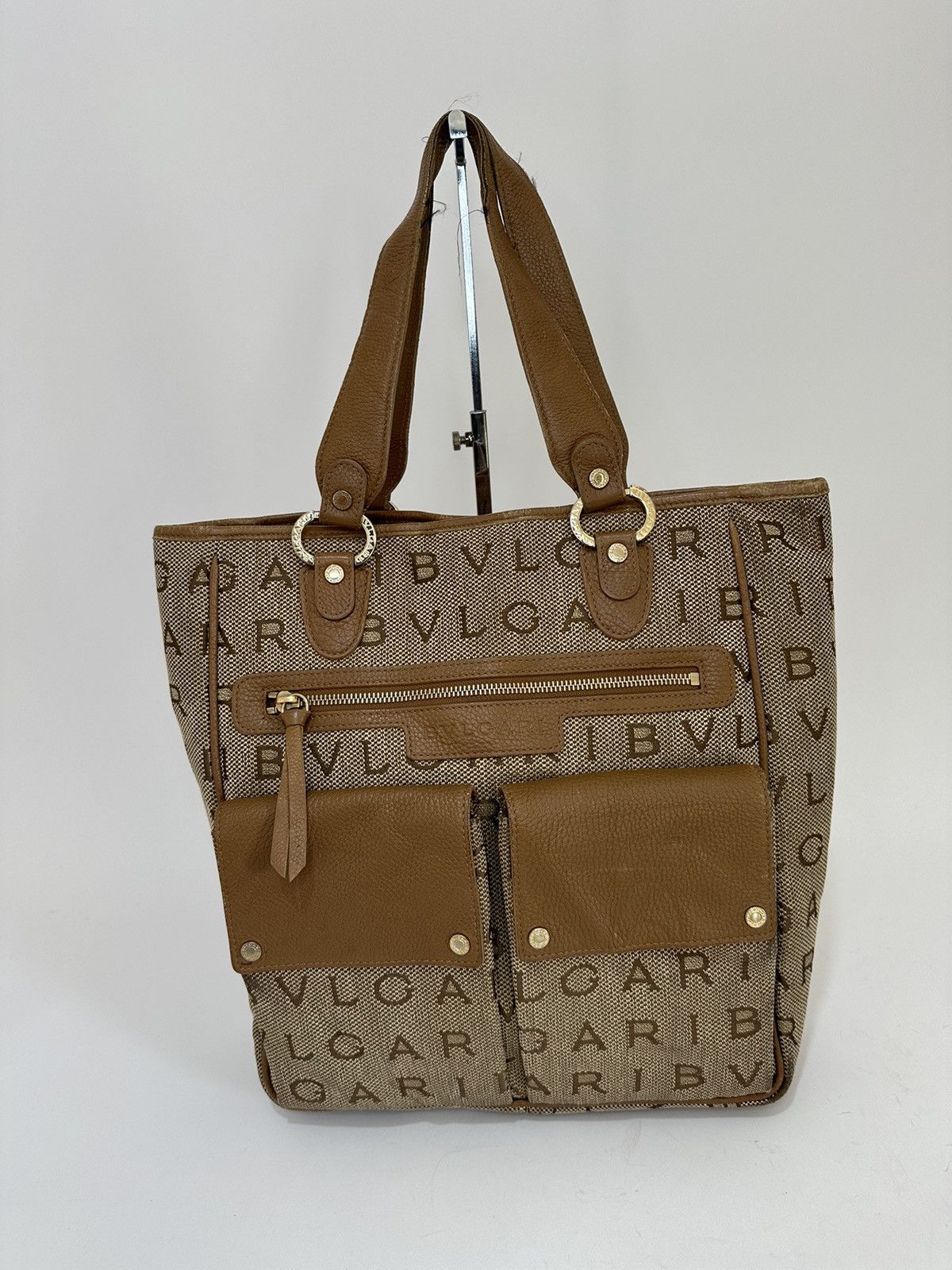 Bvlgari ❤️‍?BVLGARI❤️‍?Becky Beige Shoulder Bag | Grailed