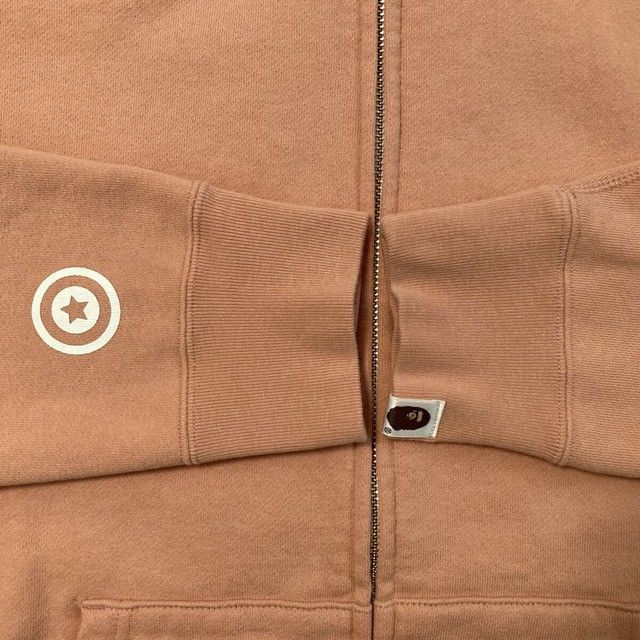 Bape BAPE Tiger full zip hoodie salmon pink a bathing ape Size US M / EU 48-50 / 2 - 6 Thumbnail