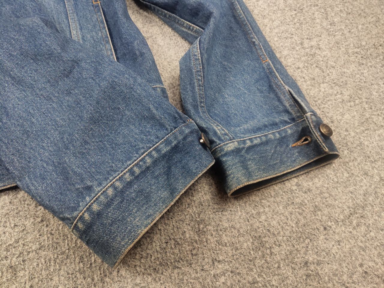 Roberto Cavalli Vintage 90's Just Cavalli Roberto Faded denim trucker Jacket Size US L / EU 52-54 / 3 - 8 Thumbnail