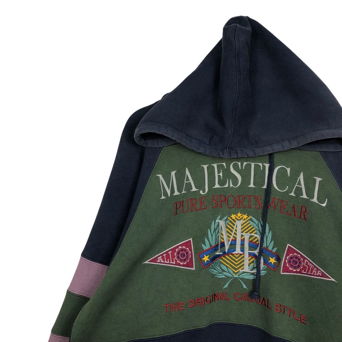 Japanese Brand × Vintage 📌Vintage Sweatshirt Majestical Big Logo Over Print Size US L / EU 52-54 / 3 - 8 Thumbnail