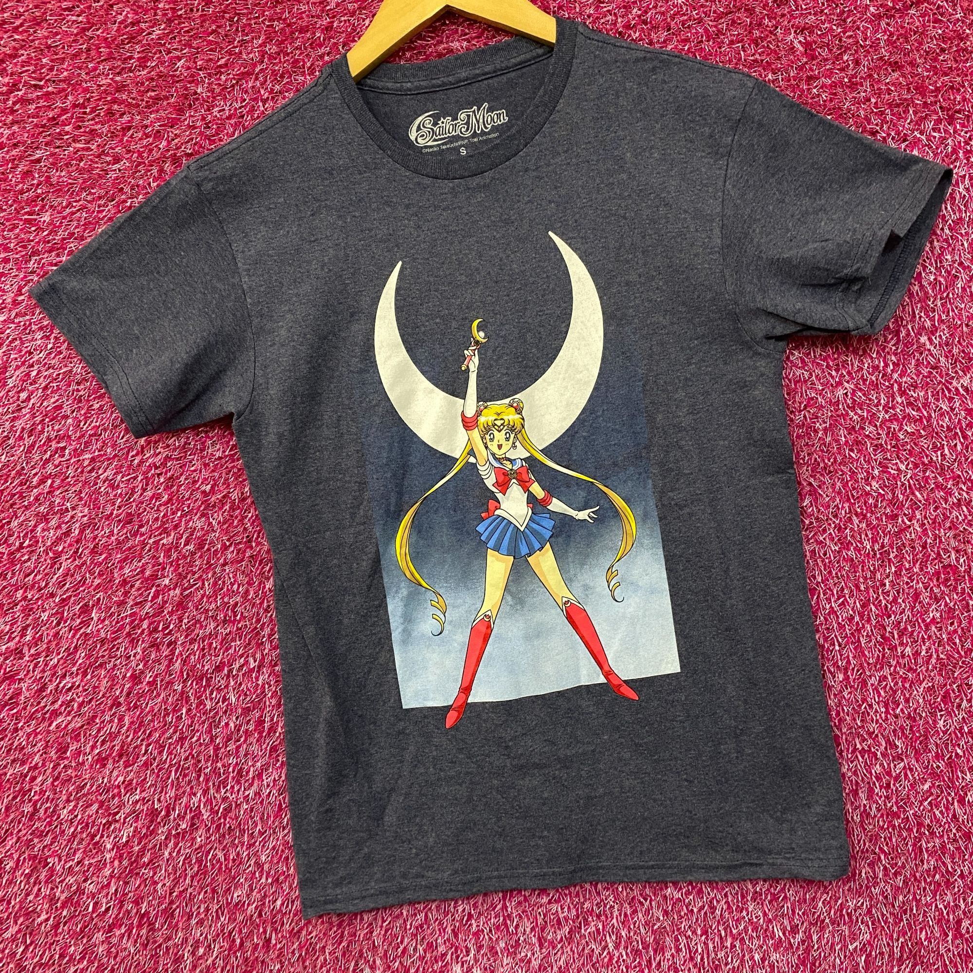 Anime Sailor Moon Crescent Moon Wand Pretty Guardian Anime Tee Sma Size US S / EU 44-46 / 1 - 3 Thumbnail