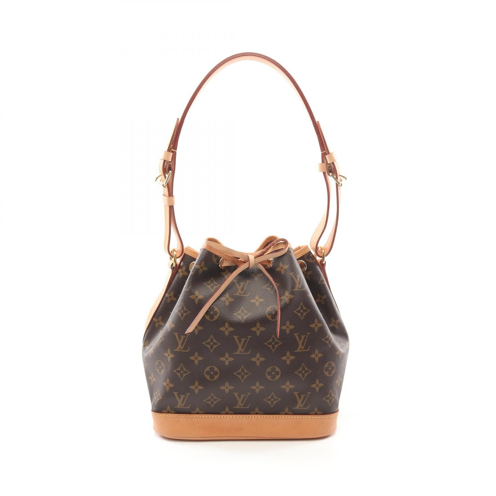Louis Vuitton Louis Vuitton Petit Noe Monogram Shoulder Bag Canvas Shoulder Bag M40818 in Brown, Women's