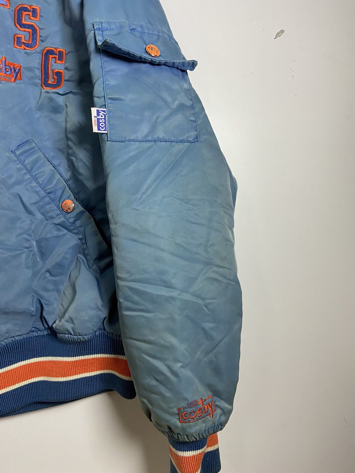 Vintage VINTAGE GERRY COSBY NEW YORK BOMBER JACKET Size US XXL / EU 58 / 5 - 4 Thumbnail