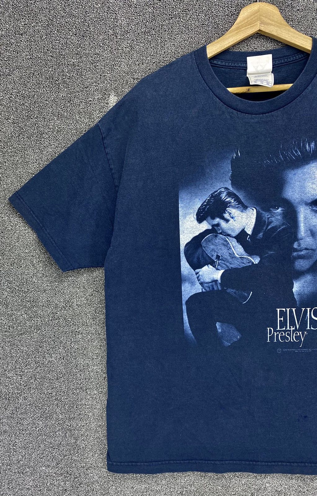 Band Tees × Vintage Vintage Elvis Presley Punk Rock Band Tees T Shirts Size US XL / EU 56 / 4 - 3 Thumbnail