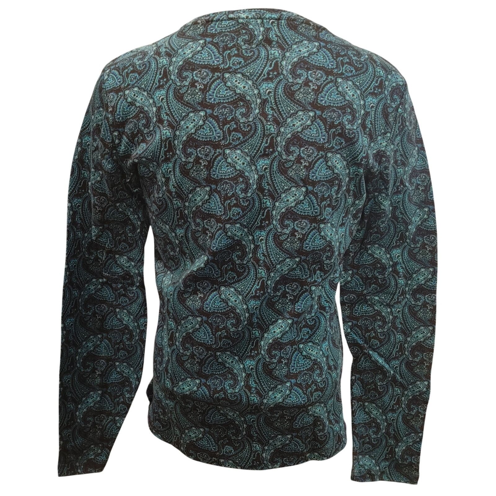 Jones New York Jones New York Women M Green Paisley Pattern Sweater Size M / US 6-8 / IT 42-44 - 2 Thumbnail