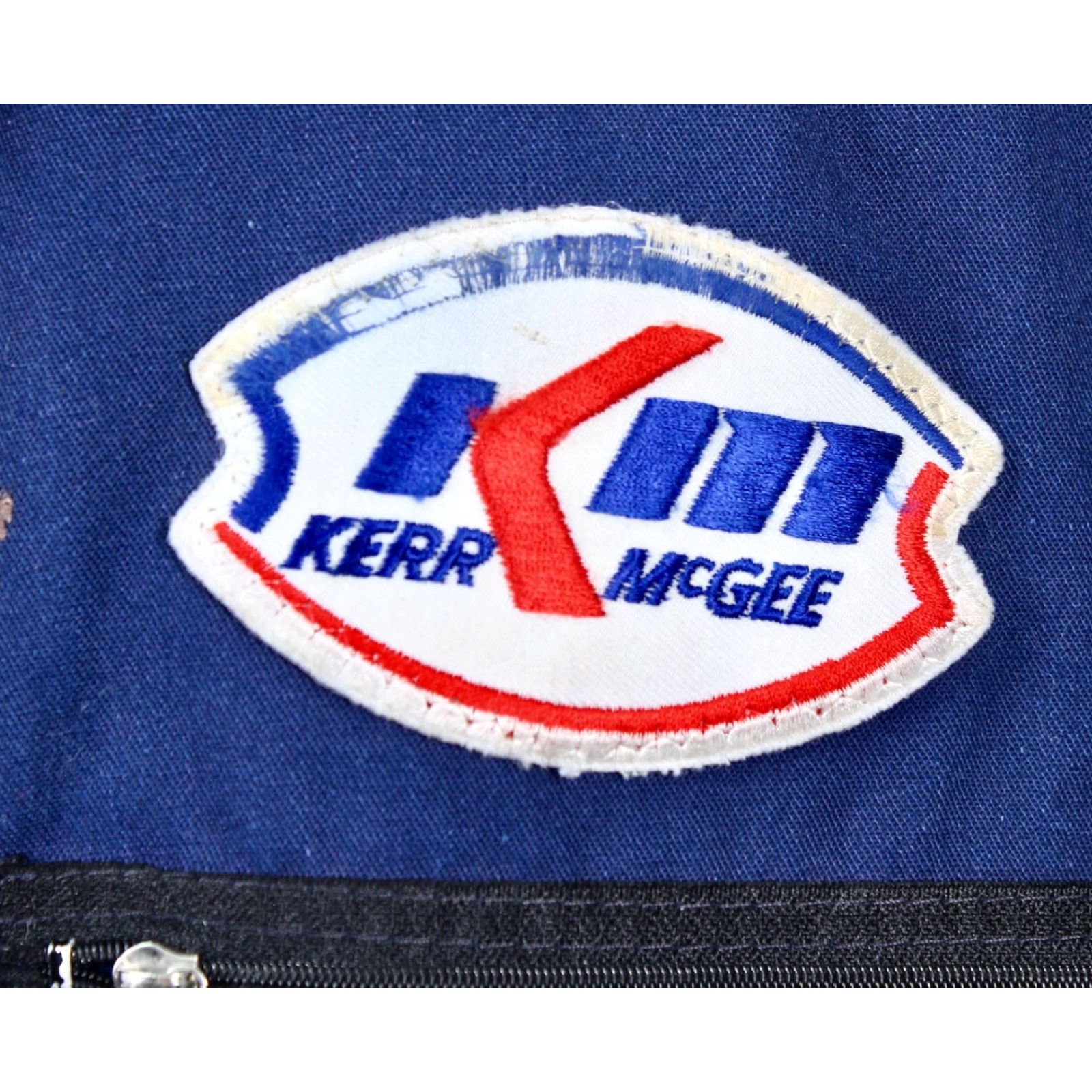 Vintage Men's VTG 70s Blue Kerr Mcgee Work Jumpsuit Sz L 1970s Petroliana Coveralls Size US 40 / EU 56 - 5 Thumbnail