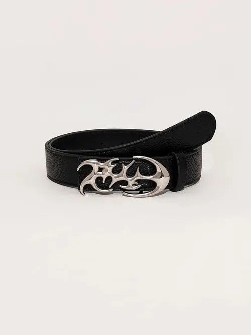 Jewelry × Vintage Streetwear Design Buckle PU Leather Belt Size ONE SIZE - 4 Thumbnail