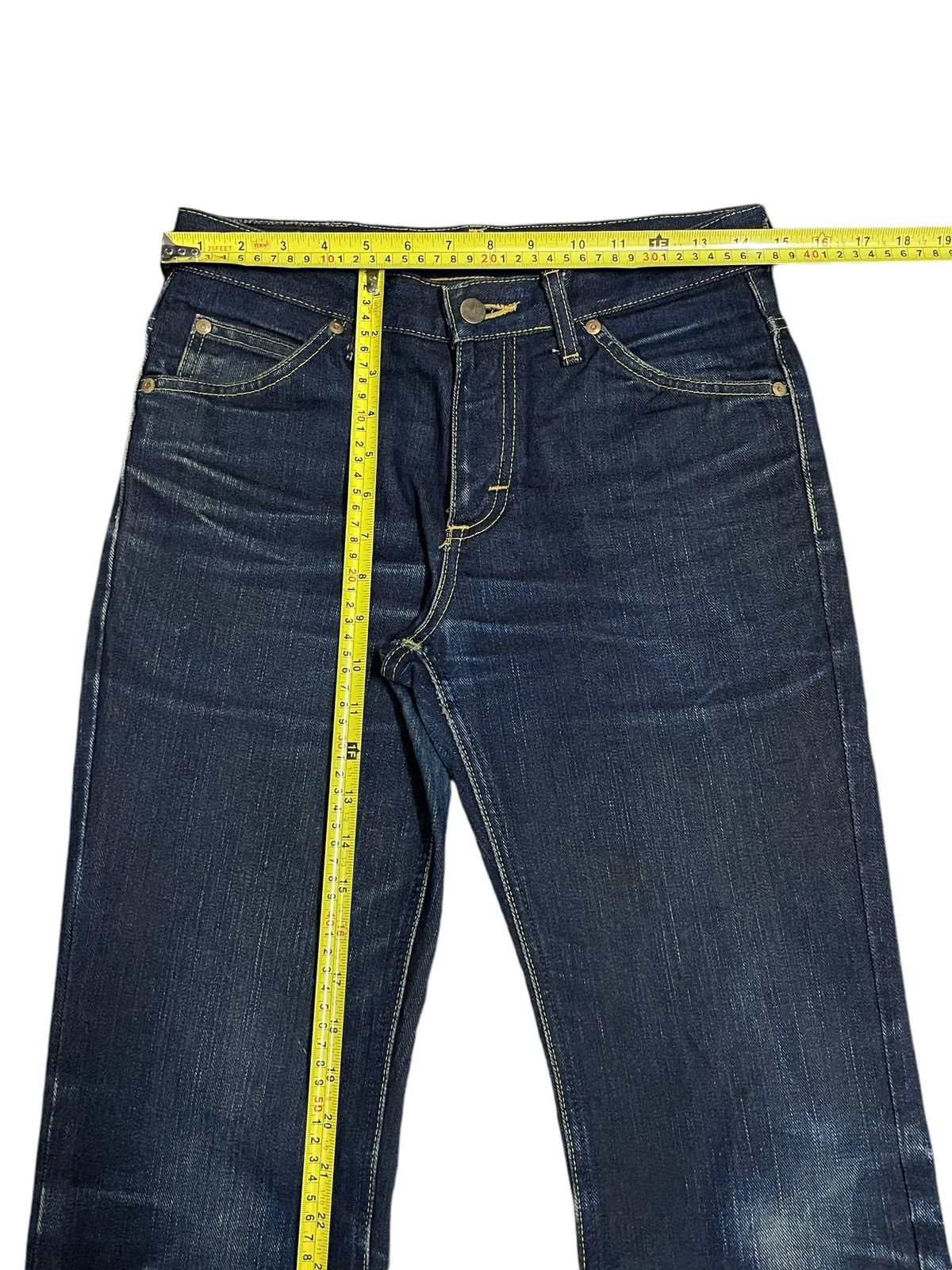 Lee Vintage Y2K Lee Riders Indigo Wash Frayed Flare Jeans Size US 29 - 18 Thumbnail