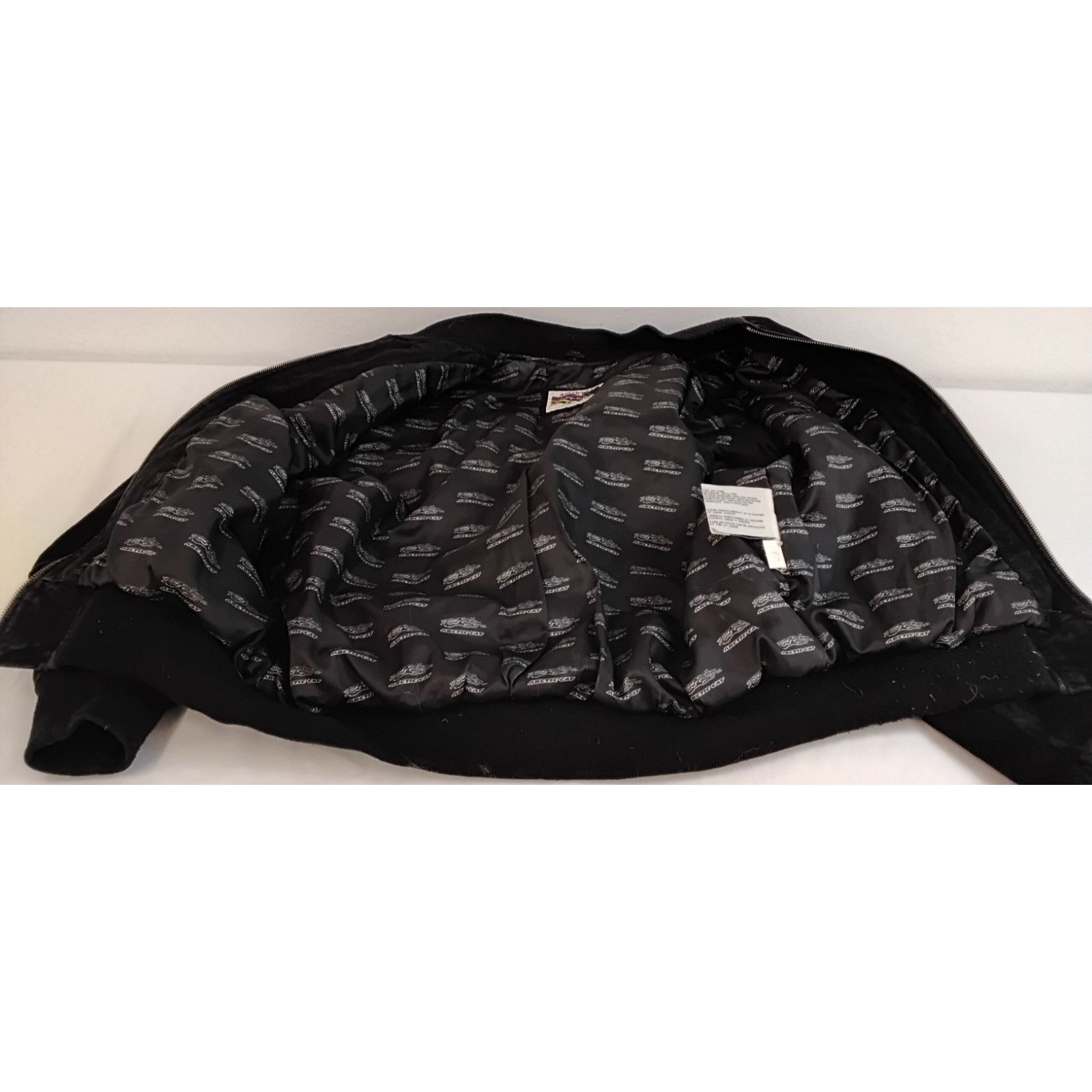 Other Arctic Cat Suede Leather Bomber Jacket Men's L Black Size US L / EU 52-54 / 3 - 7 Thumbnail