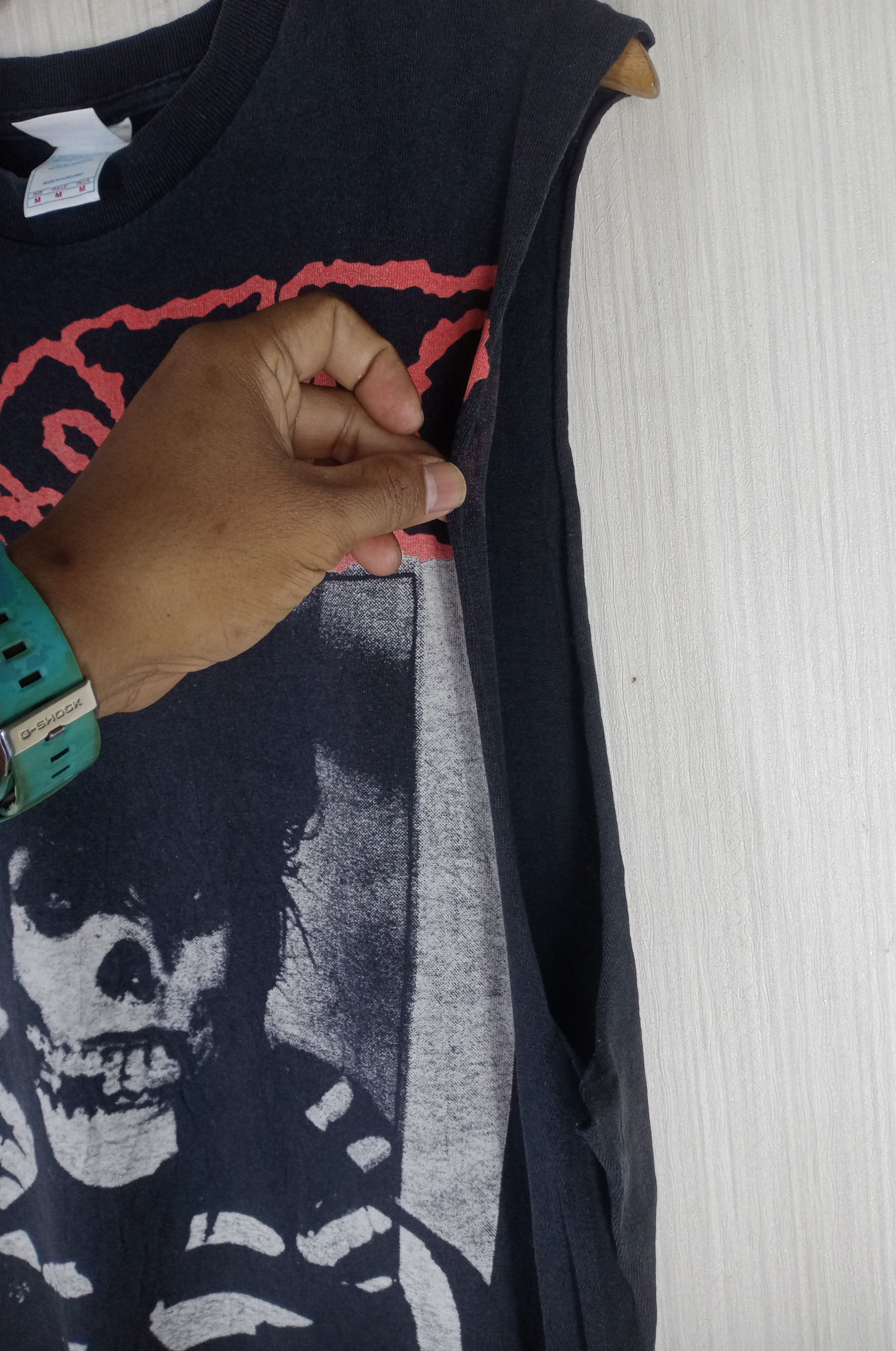 Misfits Rare Vintage 2007 Misfits Skull Skeleton Sleeveless Tshirt Size US M / EU 48-50 / 2 - 6 Thumbnail