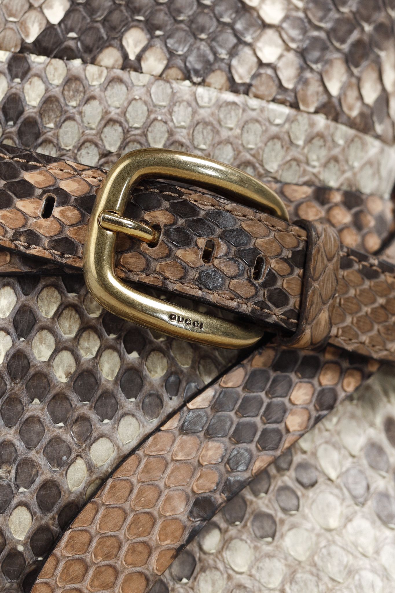 Gucci Gucci SS/15 Runway Python Buckled Knee-High Boots Size US 9 / IT 39 - 9 Thumbnail