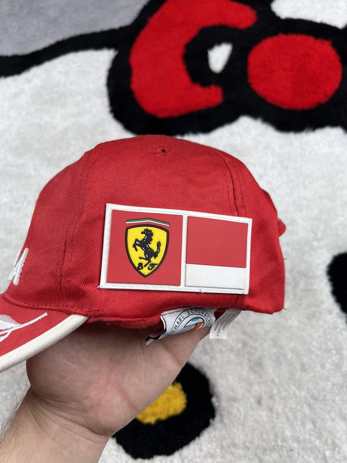 Ferrari Y2K Ferrari Formula 1 Michael Schumacher Cap Hat Size ONE SIZE - 4 Thumbnail