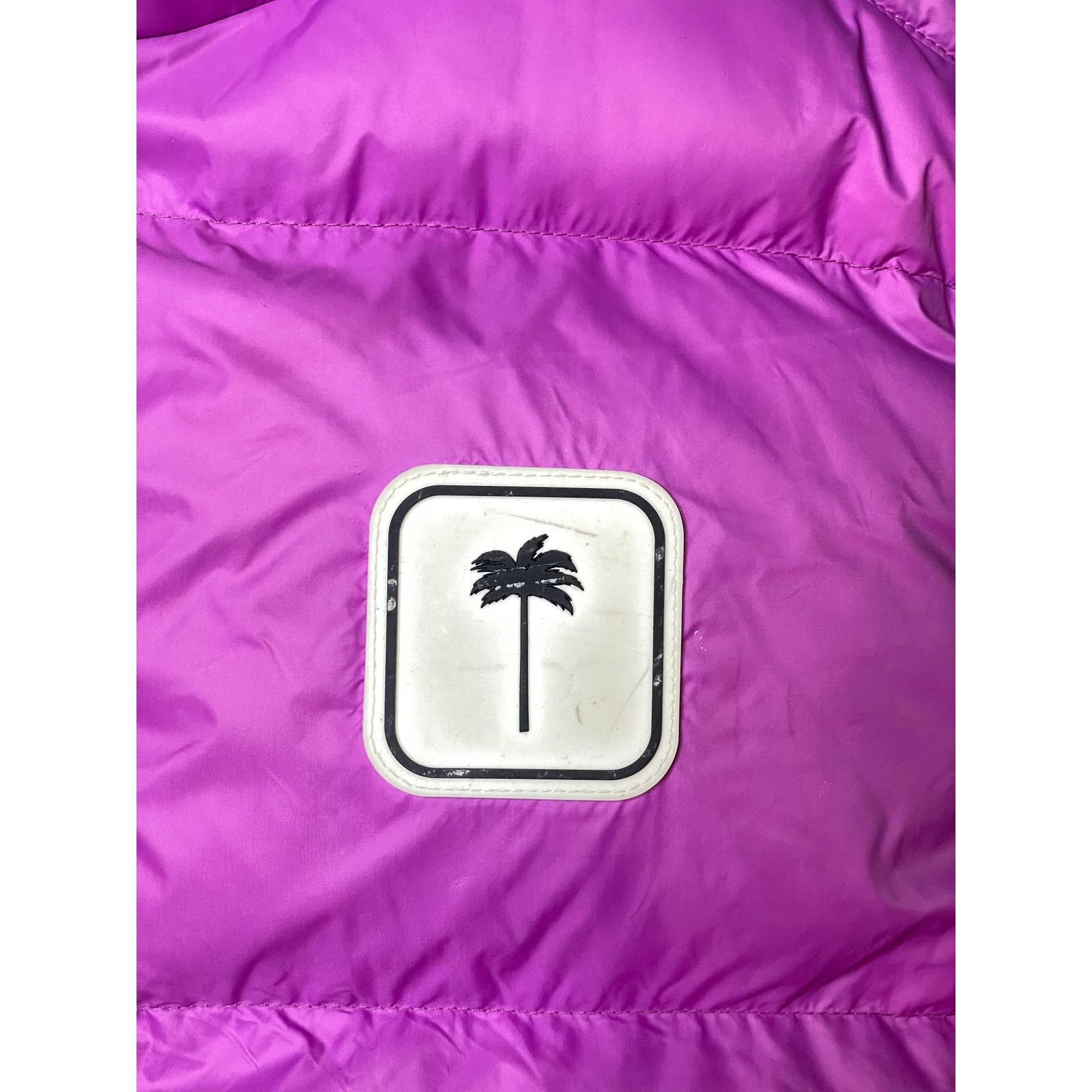 Palm Angels Palm Angels Patch Logo Tibb Down Gillet Purple Vest Size XL / US 12-14 / IT 48-50 - 3 Thumbnail