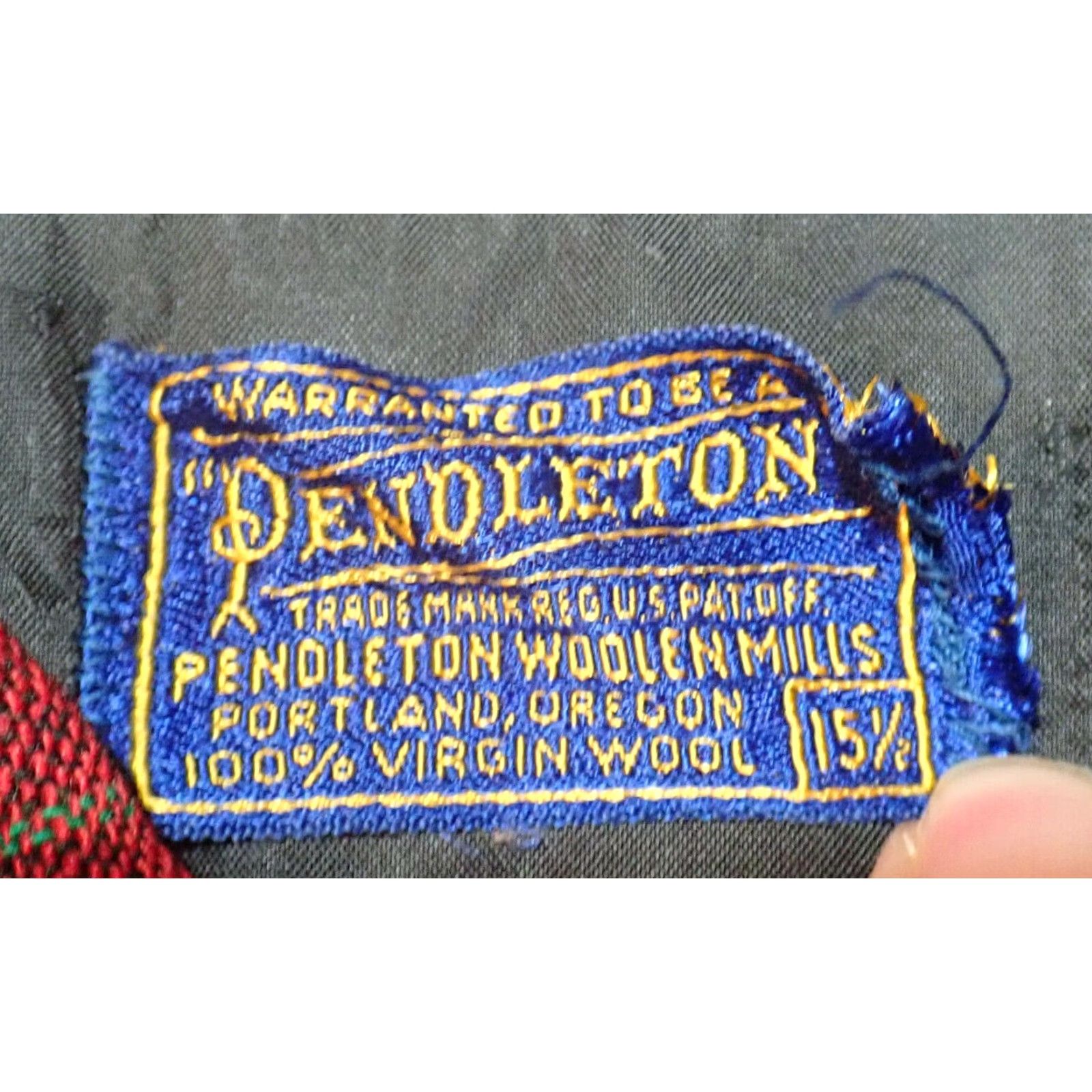 Pendleton Vintage Pendleton Guide Shirt Men Large 70s Plaid Wool All Seasons Fall Spring Summer Winter Red Black Green Size US M / EU 48-50 / 2 - 5 Thumbnail