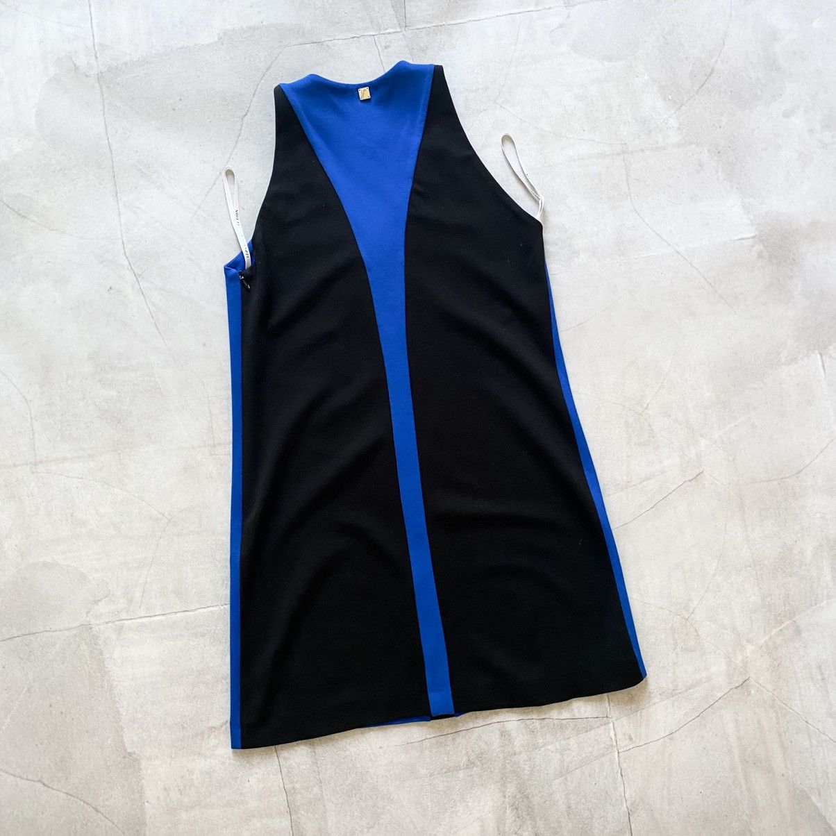 Versus Versace Versace Collection Sleeveless Blue/Black Mini Dress Y2K Size XS / US 0-2 / IT 36-38 - 2 Thumbnail