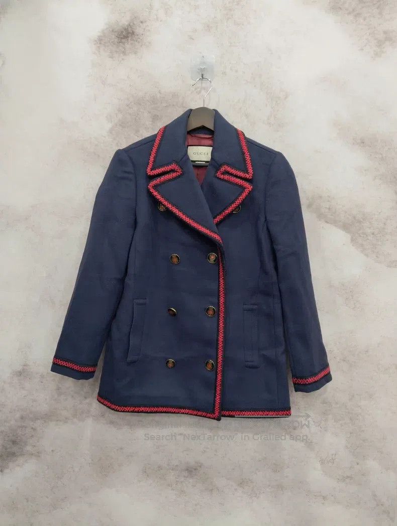 Gucci Gucci Blue coat Size M / US 6-8 / IT 42-44 - 1 Thumbnail