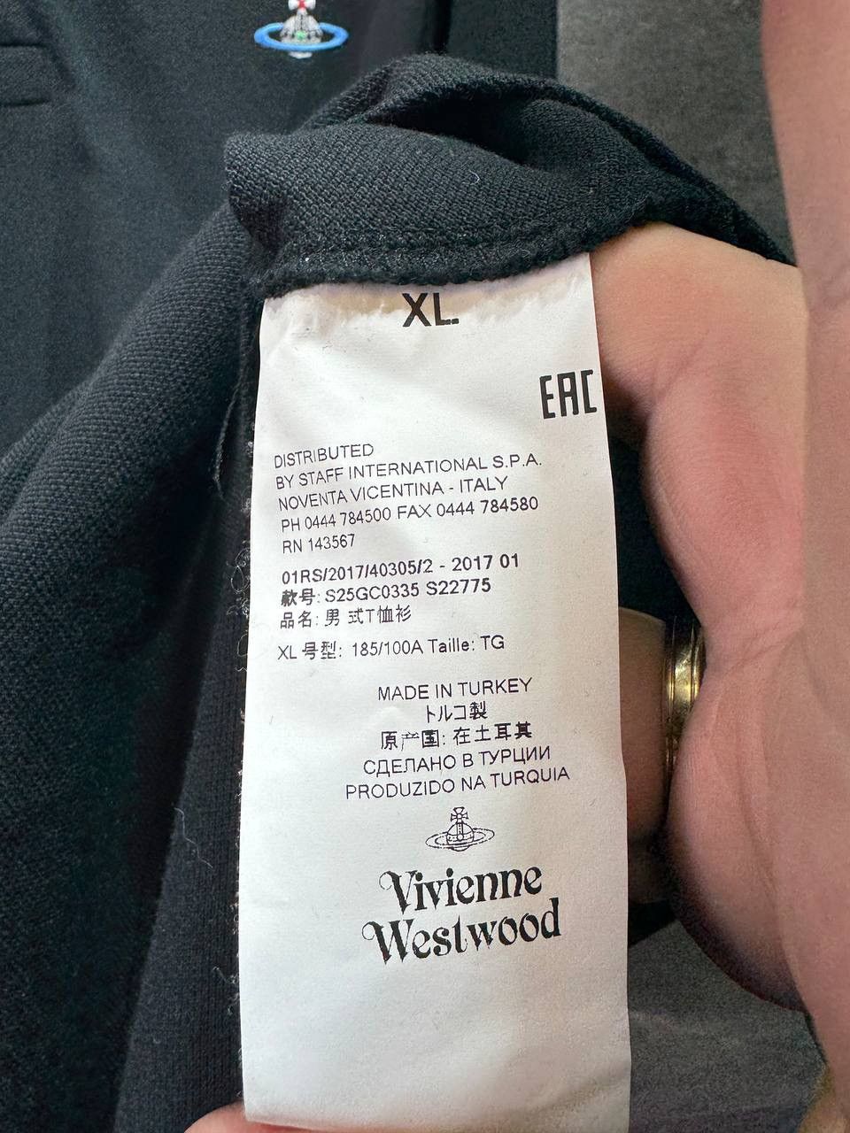 Vivienne Westwood Vivienne Westwood Luxury Polo Shirt Embroidered Logo Size US XL / EU 56 / 4 - 9 Thumbnail
