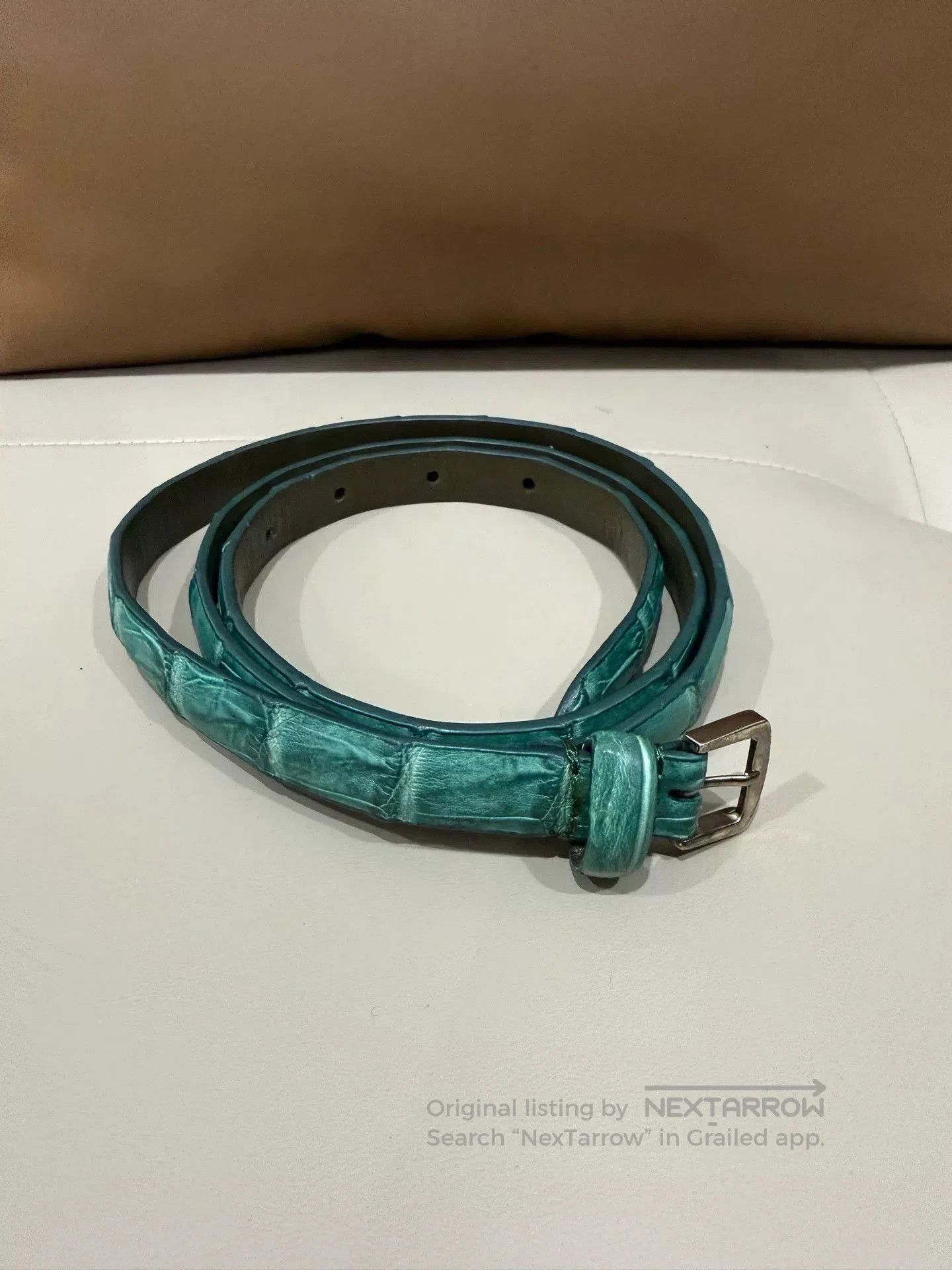 Loro Piana Loro Piana Green Croc. Size ONE SIZE - 1 Thumbnail