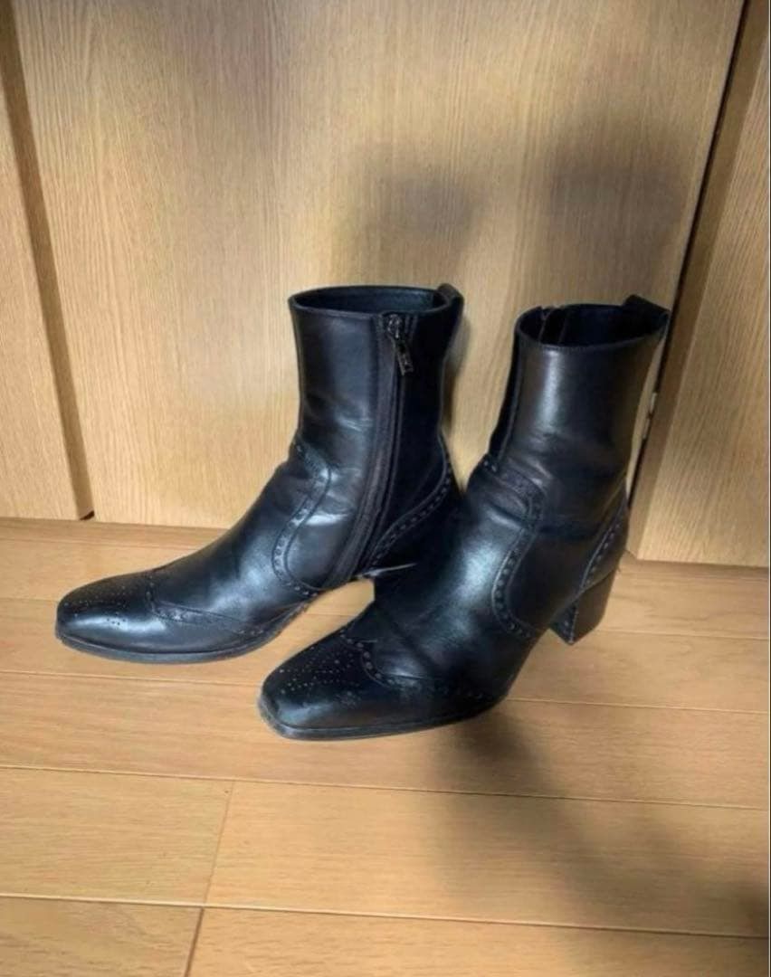 靴 YVES SAINT LAURENT JONNY BOOTS 42 Yves Saint Laurent Black Jonny Boots Tom Ford 44.5 Men's US 11.5