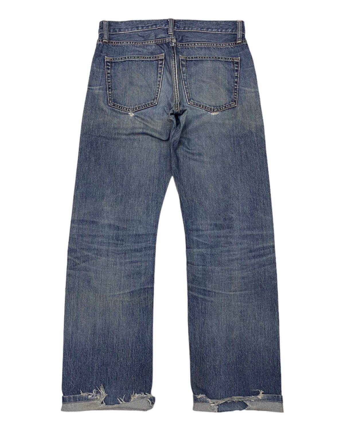 Undercover × Uniqlo VINTAGE UNIQLO JAPAN DISTRESS RIPS DENIM UNDERCOVER STYLE Size US 30 / EU 46 - 4 Thumbnail
