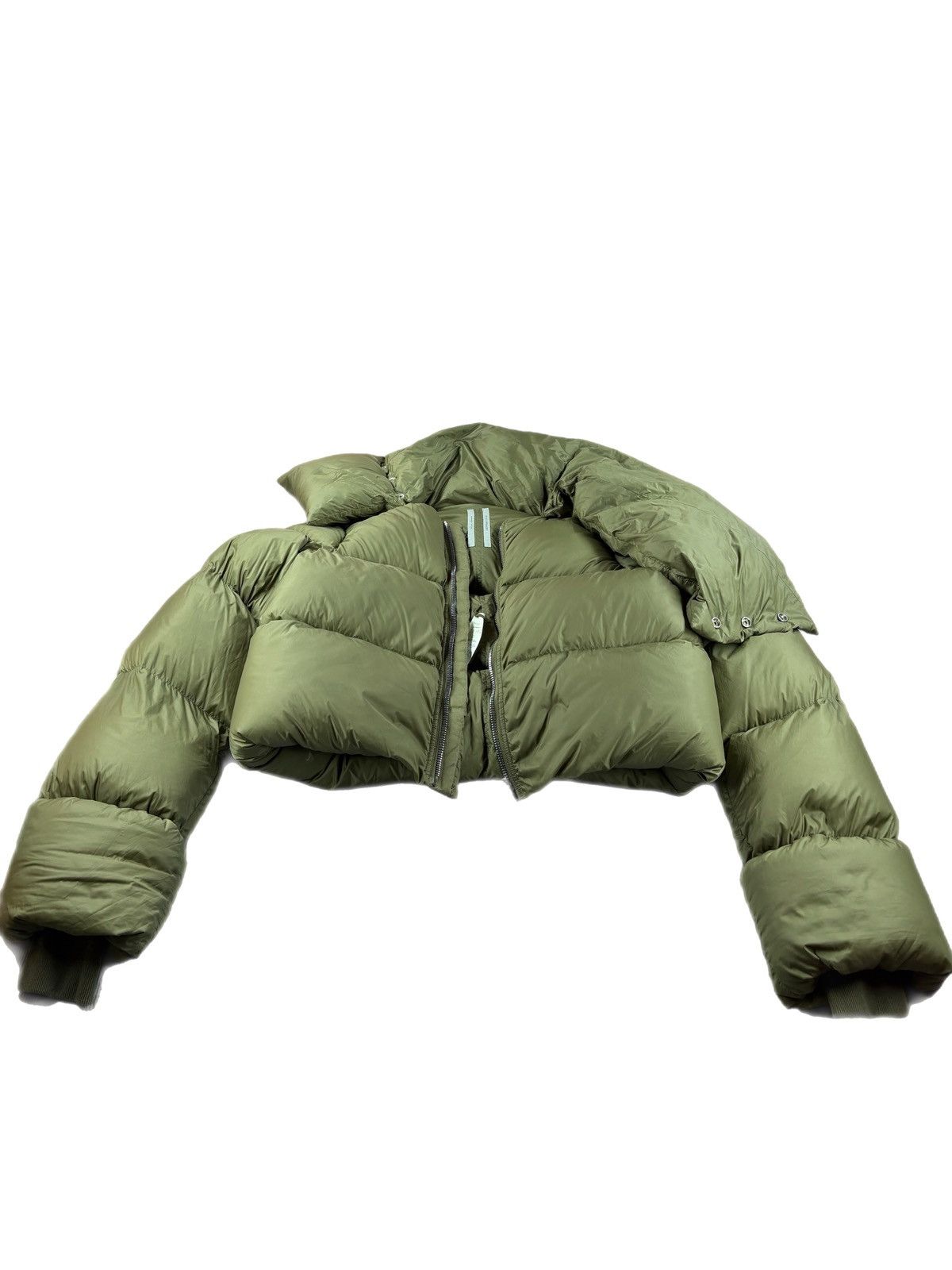 Rick Owens rick owens down jacket puffer khaki Size S / US 4 / IT 40 - 3 Thumbnail