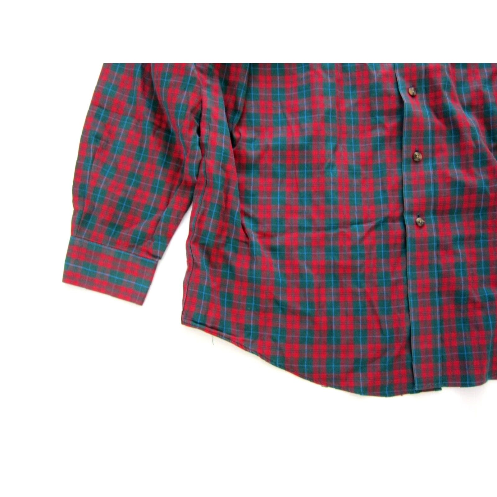 Vintage VINTAGE L.L. Bean Cotton Green Red Plaid Button Down Long Sleeve Shirt M Size US M / EU 48-50 / 2 - 7 Thumbnail