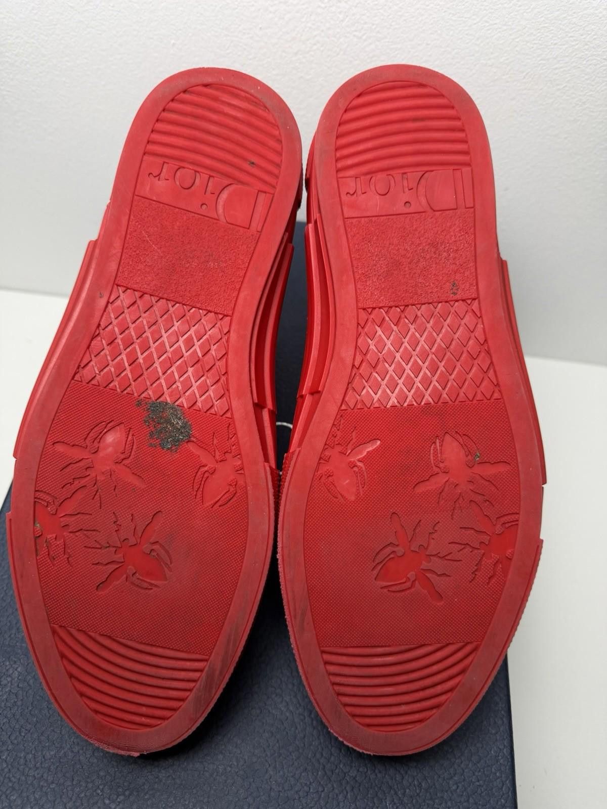 Dior Dior B23 High Top Sneakers Red Dior Oblique Men’s EU 41 Size US 8 / EU 41 - 7 Thumbnail