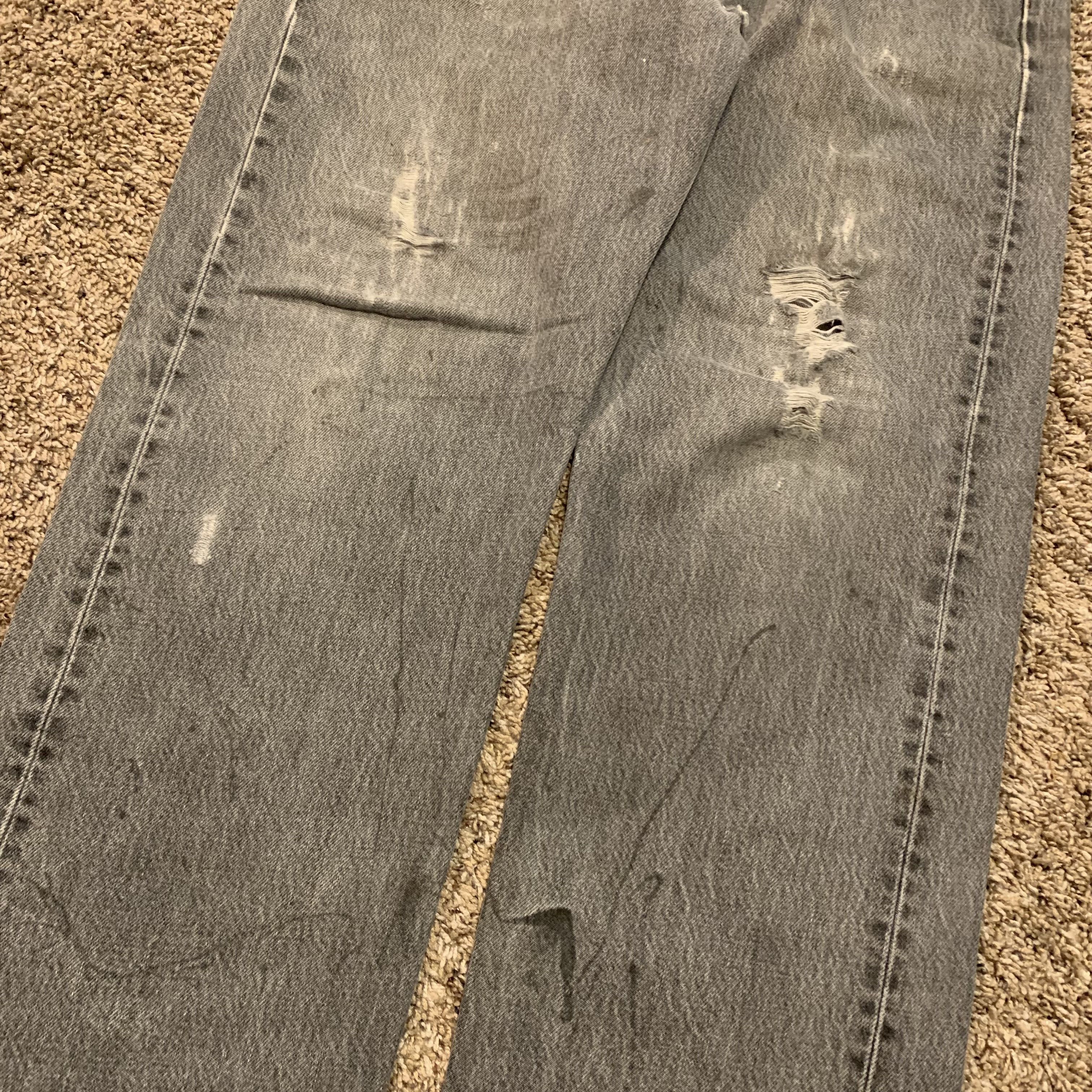 Levi's LEVI'S 501 THRASHED JEANS Size US 36 / EU 52 - 9 Thumbnail