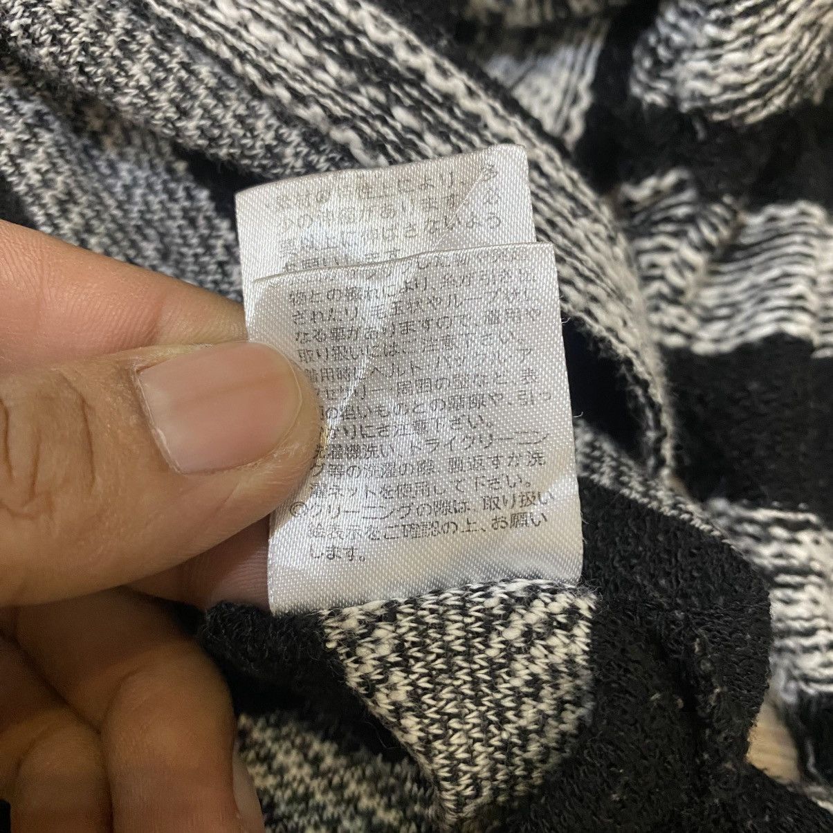 Japanese Brand 2000s In The Attic Homme Crut Cobain Style Stripe Knit LS Size US L / EU 52-54 / 3 - 11 Thumbnail