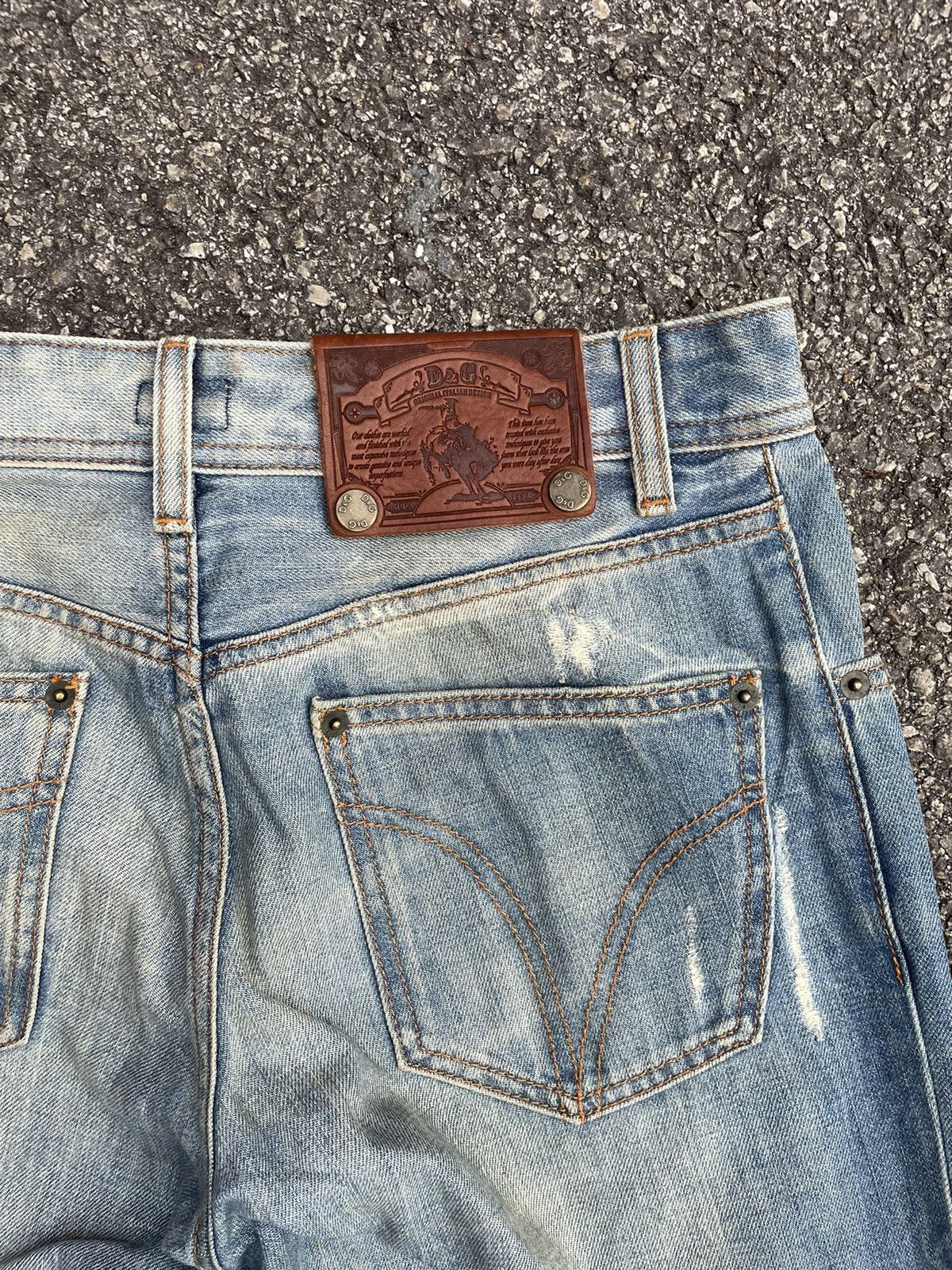 Dolce & Gabbana D&G Distressed Denim Size US 28 / EU 44 - 9 Thumbnail