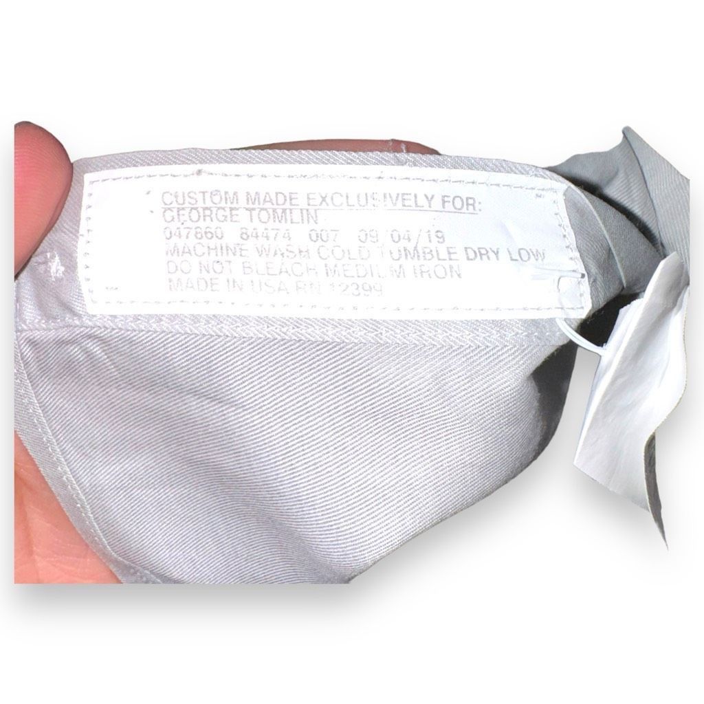 Holland & Holland Gray Holland & Sherry Classic Collar Dress Shirt Size L 16.5 Size US L / EU 52-54 / 3 - 5 Thumbnail