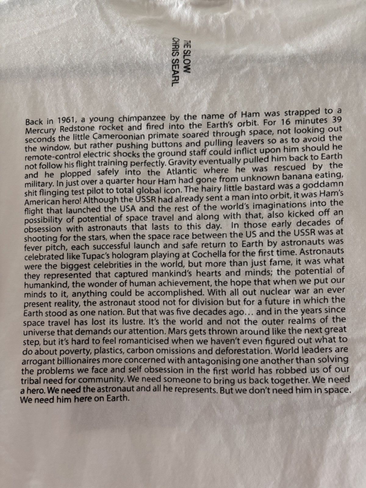 Japanese Brand The Slow Permanent Japanese Chris Searls Tshirt Size US M / EU 48-50 / 2 - 2 Thumbnail