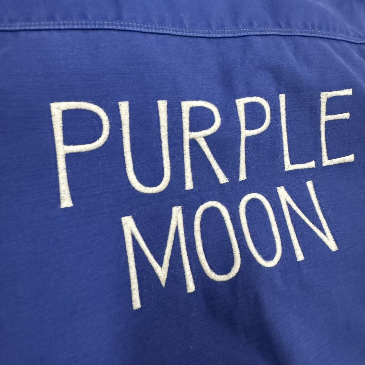 Toyo Enterprises El Radial Purple Moon Chambray Button Ups Made In Japan Size US M / EU 48-50 / 2 - 11 Thumbnail