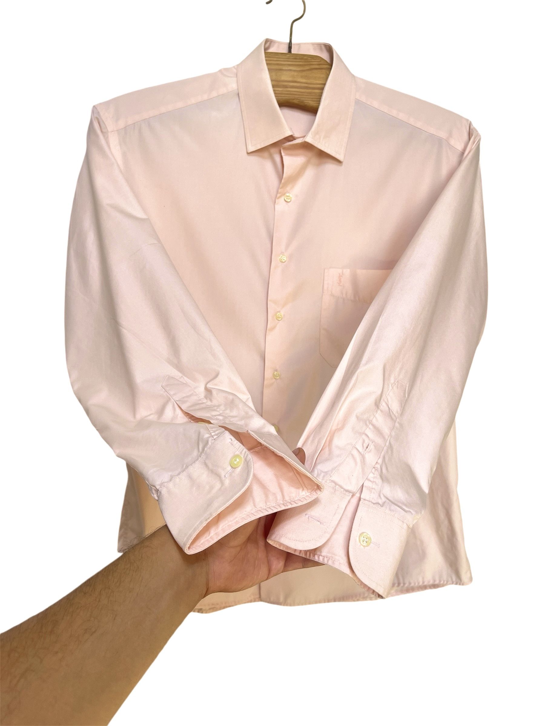 Yves Saint Laurent 🔥 salmon pink YSL Yves Saint Laurent shirt size xl Size US XL / EU 56 / 4 - 2 Thumbnail