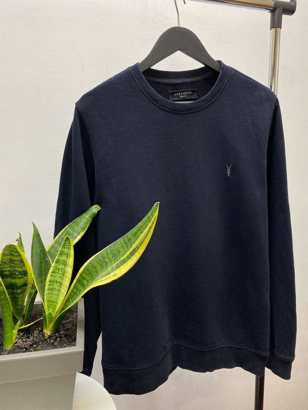 Allsaints × Vintage Vintage Allsaints Black Classic Sweatshirt Style Size US M / EU 48-50 / 2 - 3 Thumbnail