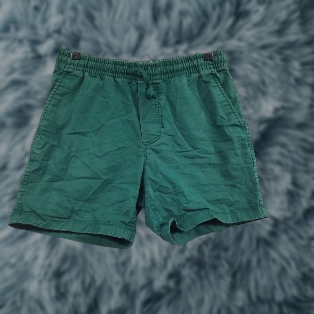 H&M H&M Short Chino Regular Fit Cotton Green Size Small Casual Travel Mens Color Green Chino Shorts Adjustable Waist 7 in Inseam Reg Size US 29 - 1 Thumbnail
