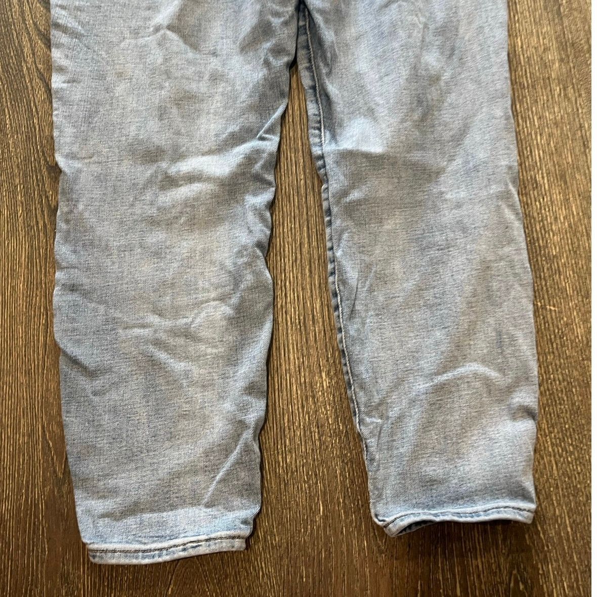 Pistola Pistola High Rise Slim Straight Jeans Distressed Blue 33 Size 33" - 12 Thumbnail