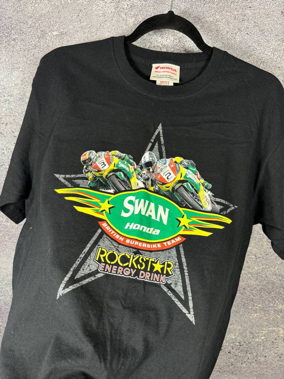 Vintage Vintage 2003 SWAN Honda Motorcycle T-Shirt Men's Large Size US L / EU 52-54 / 3 - 6 Thumbnail