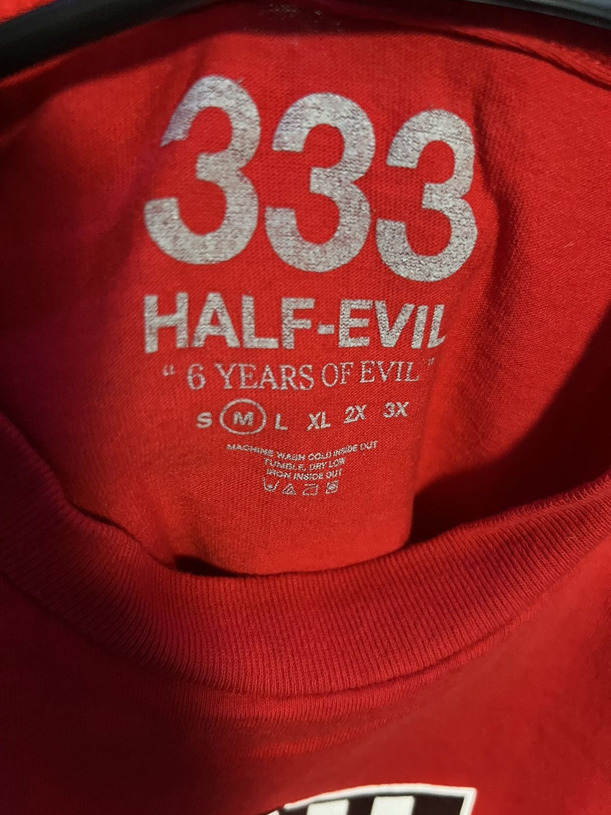 Half Evil HALF EVIL - 6 YEAR TEE (RED) MEDIUM Size US M / EU 48-50 / 2 - 2 Thumbnail