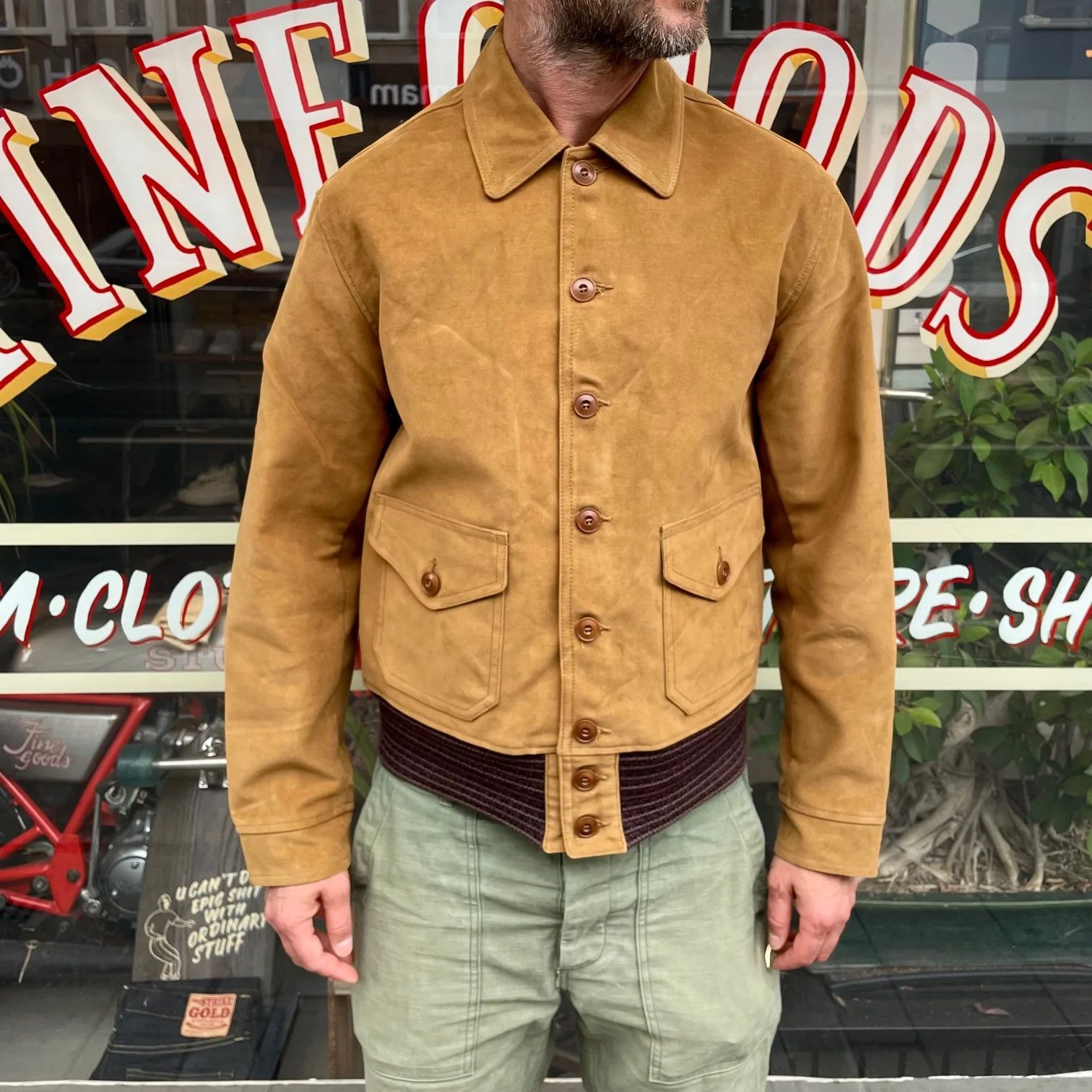 The Real McCoy's The Real McCoy's Japan Moleskin Sports Jacket (NEW) Size US M / EU 48-50 / 2 - 1 Thumbnail