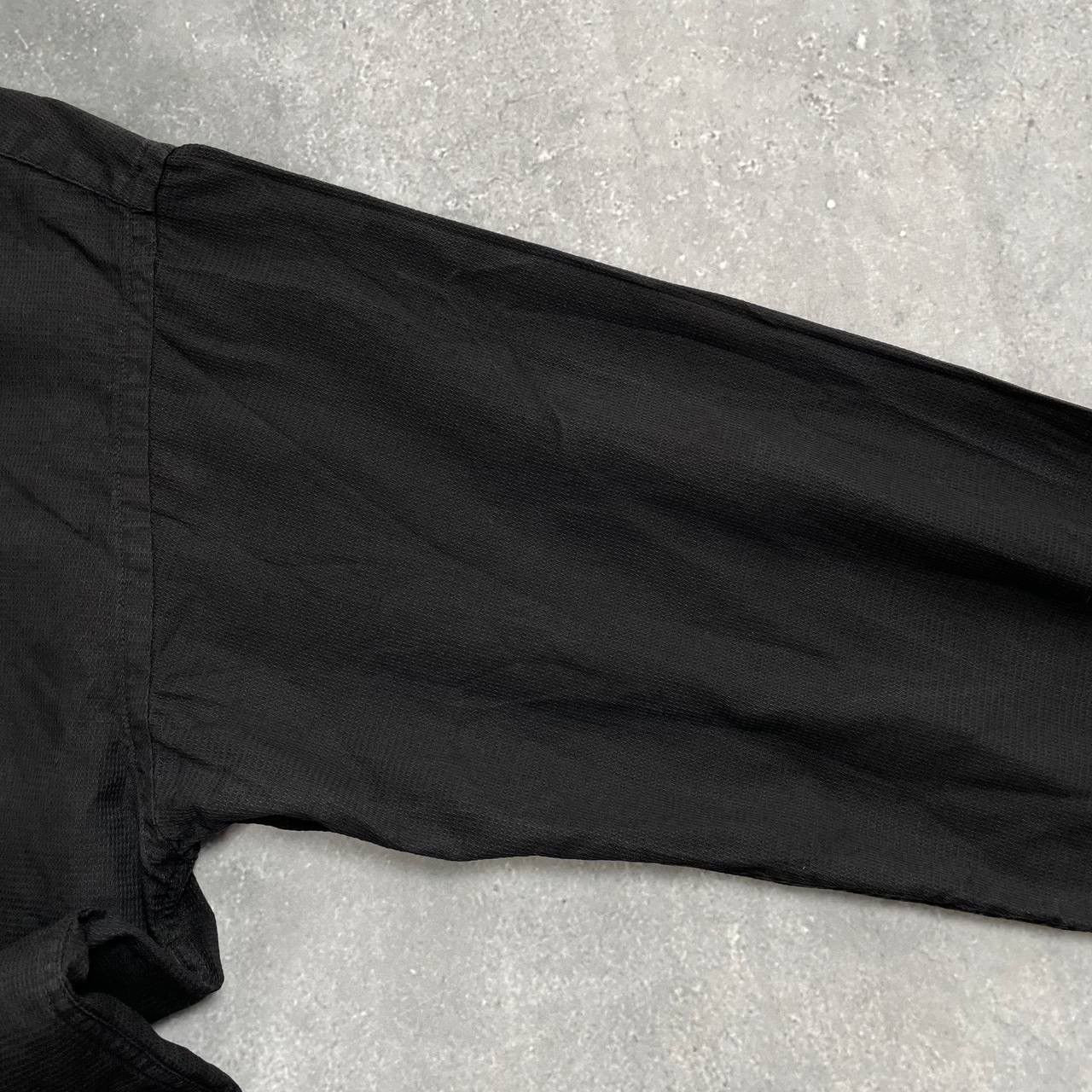 Kenzo × Vintage Vintage Kenzo Homme Nehru Collar LS Button-Up Shirt Black 39 Size US M / EU 48-50 / 2 - 20 Thumbnail