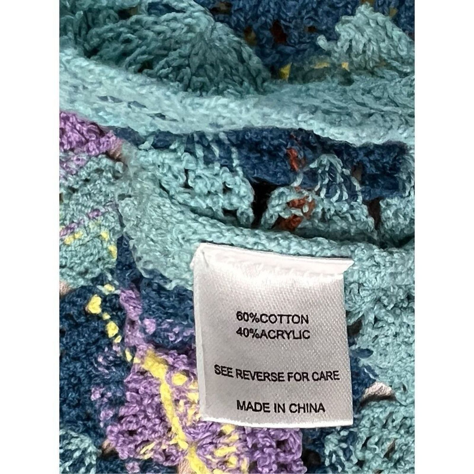 Other Witty Fox Bohemian Crocheted Crop Tank Top Green MEDIUM NWT Size M / US 6-8 / IT 42-44 - 7 Thumbnail