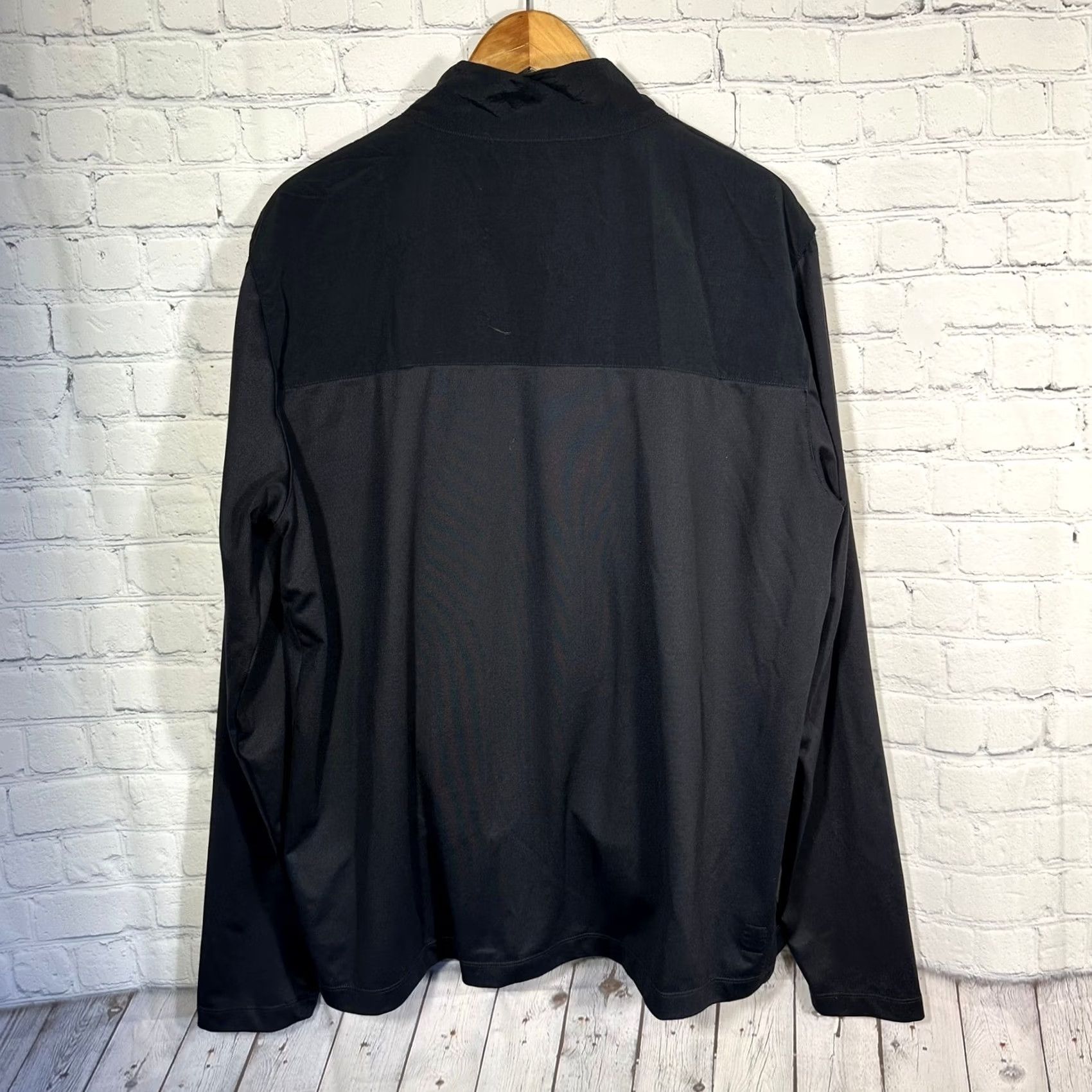 Vuori Vuori Jacket Mens XL Sunday Element Outdoor Trainer Shell Black Full Zip V265 Size US XL / EU 56 / 4 - 5 Thumbnail