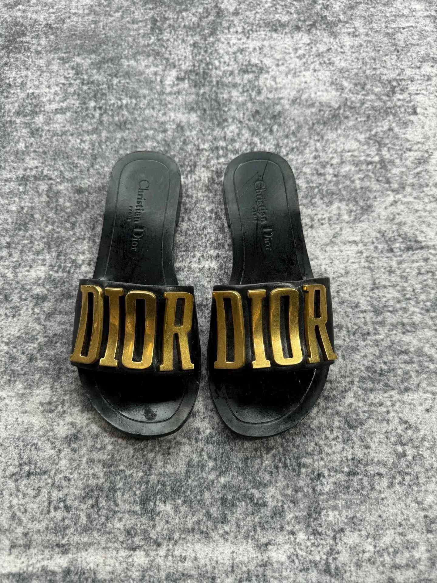 Dior Dior Large Logo Slippers. Size US 4.5 / IT 34.5 - 1 Thumbnail