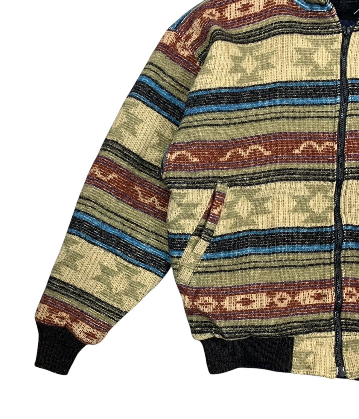 Woolrich Woolen Mills Vintage Woolrich Aztec Native Navajo Zipper Hoodie Size US L / EU 52-54 / 3 - 7 Thumbnail