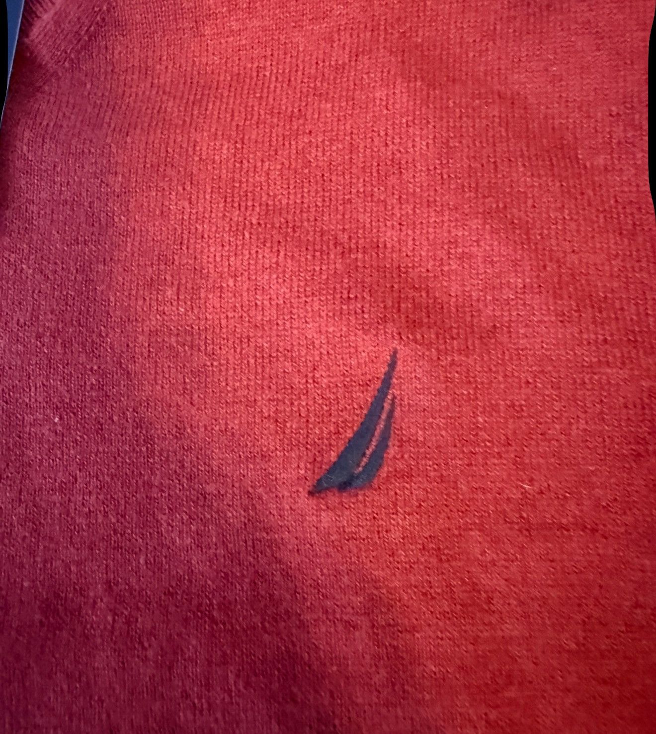 Nautica Nautica Men's Navtech Red V-Neck LS Sweater 2XL XXL NWT Size US XXL / EU 58 / 5 - 2 Thumbnail