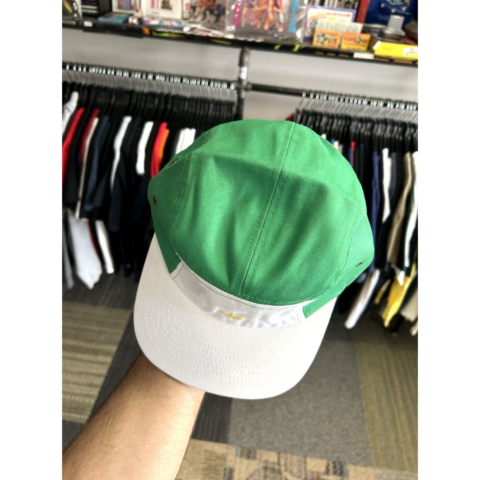 Adidas Adidas Helas Skateboarding Cap Collab 5 Panel Hat Brand New Skateboard Green Cap Men One Size White Size ONE SIZE - 4 Thumbnail