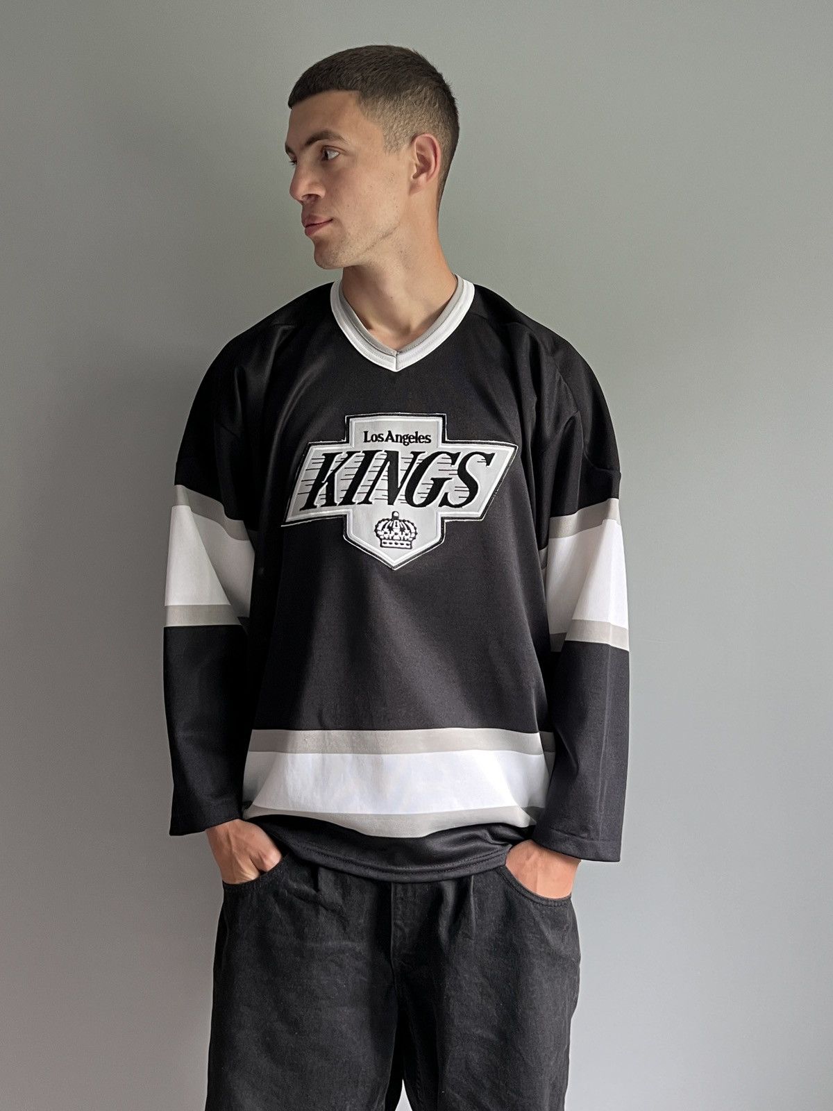 Other ❗️RARE❗️Vintage Wayne Gretzky Los Angeles Kings Jersey Size US XL / EU 56 / 4 - 8 Thumbnail