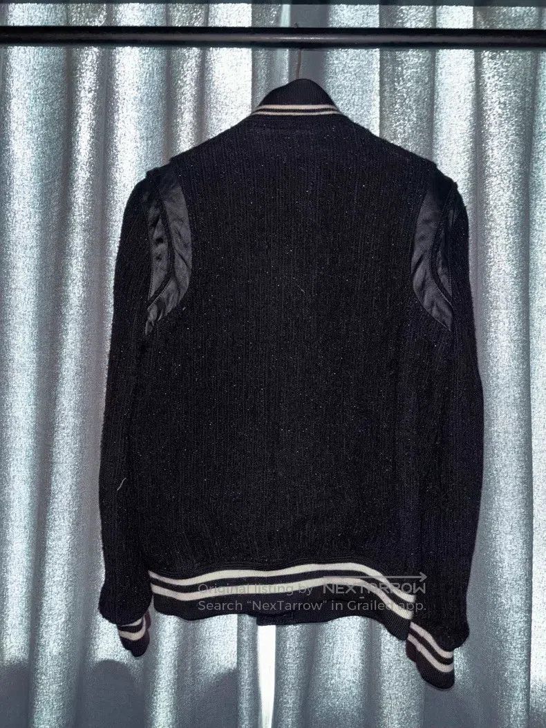 Saint Laurent Paris Saint Laurent Paris Black Samurai Sparkle Baseball Jacket Size US S / EU 44-46 / 1 - 3 Thumbnail